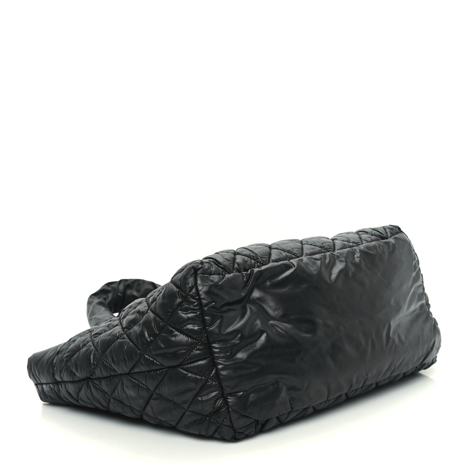 Chanel Nylon Quilted Coco Cocoon Reversible Tote Black 4 of 10