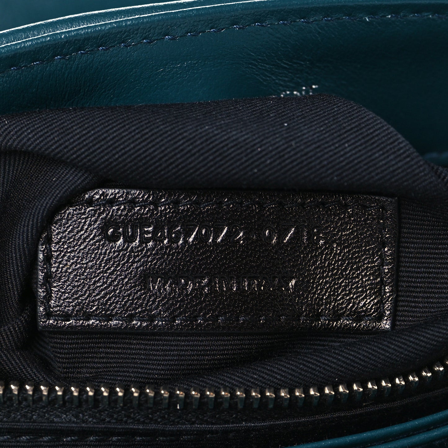 Calfskin Y Quilted Monogram Toy Loulou Satchel Dark Turquoise