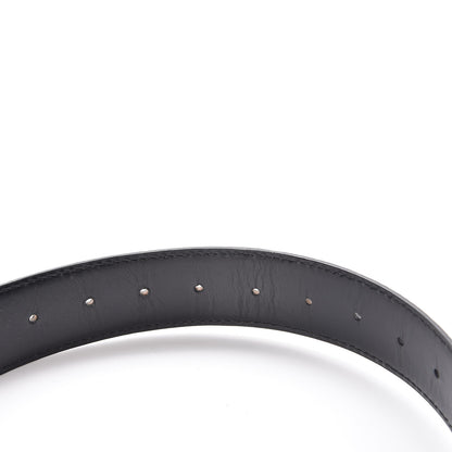 Gucci Guccissima Interlocking G Belt 85 34 Black 5 of 6