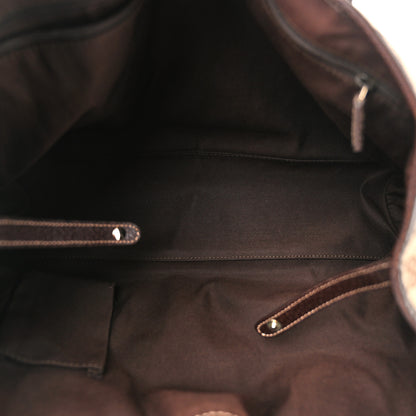 Gucci Monogram Medium Princy Tote  Dark Brown 5 of 10