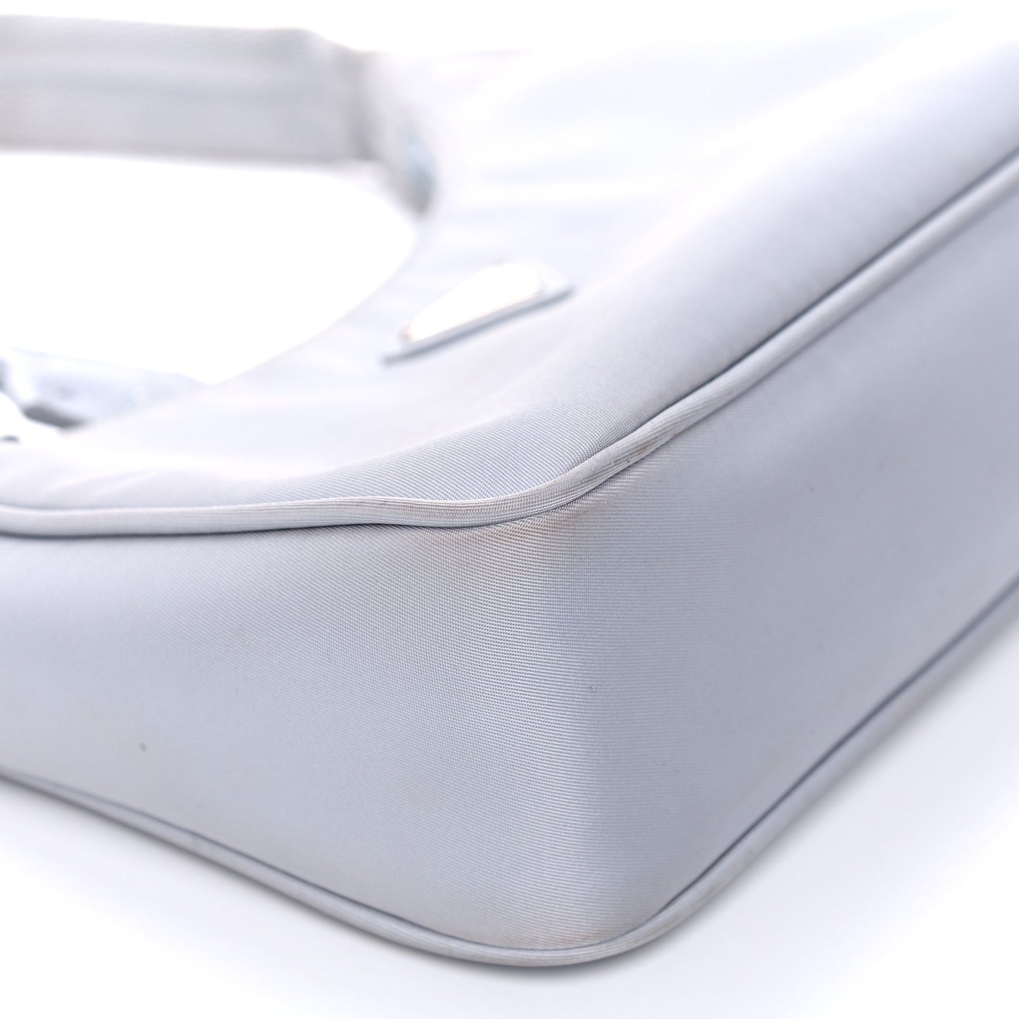 Re-Nylon Saffiano Mini Re-Edition 2005 Bag Fiordaliso