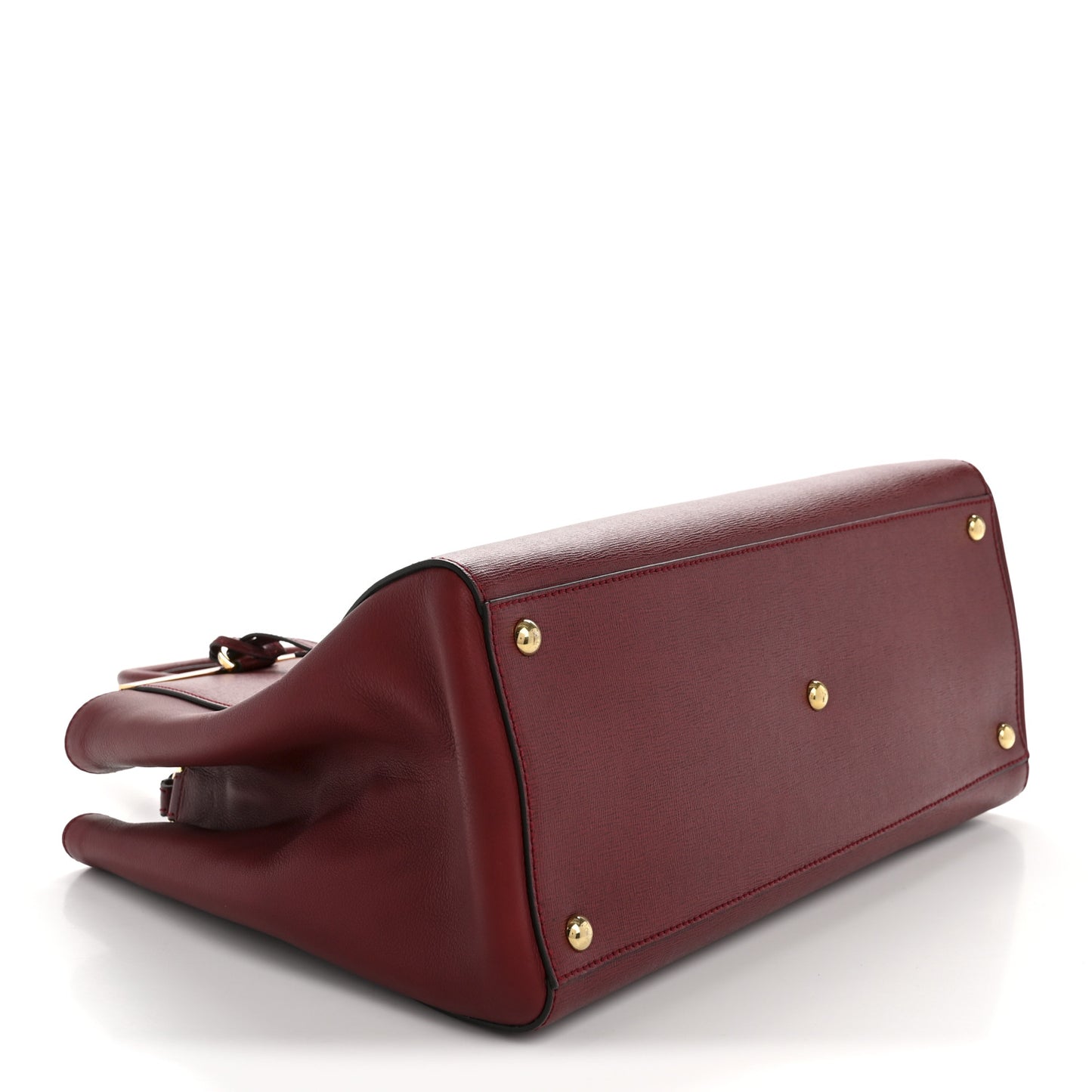 Vitello Elite Regular 2Jours Tote Rosso Scuro Ciliegia