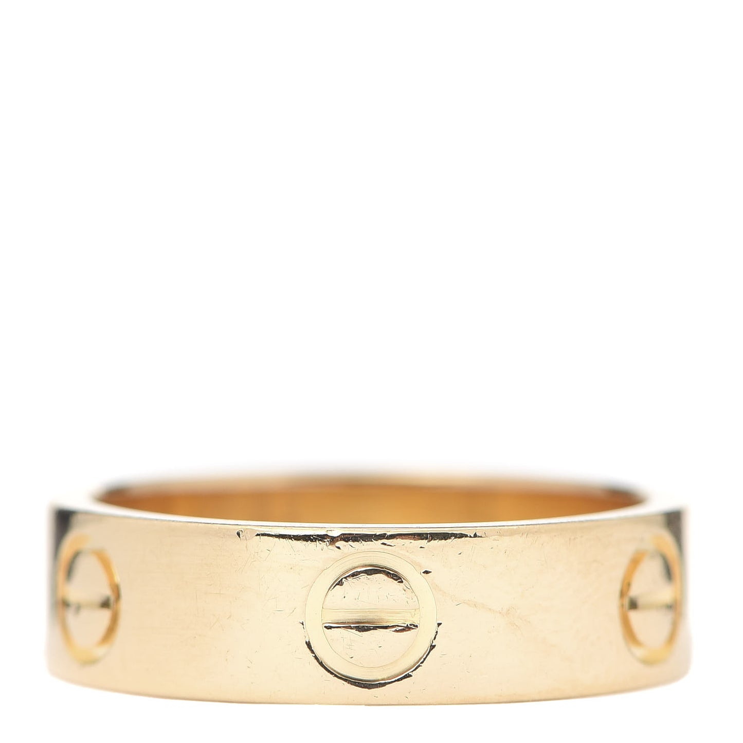 18K Yellow Gold 5.5mm LOVE Ring 54 6.75