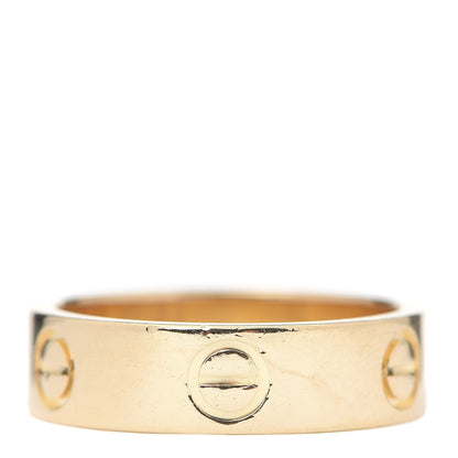 Cartier 18K Yellow Gold 5.5mm LOVE Ring 54 6.75 3 of 4