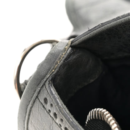 Balenciaga Agneau Giant Brogues Hardware City Anthracite 13 of 19