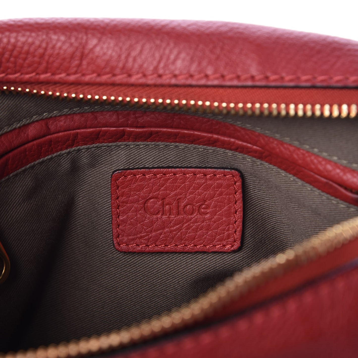 Calfskin Medium Marcie Satchel Red