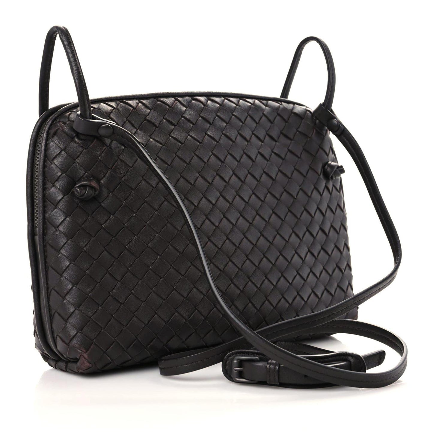 Nappa Intrecciato Nodini Bag Mona Lisa Brown