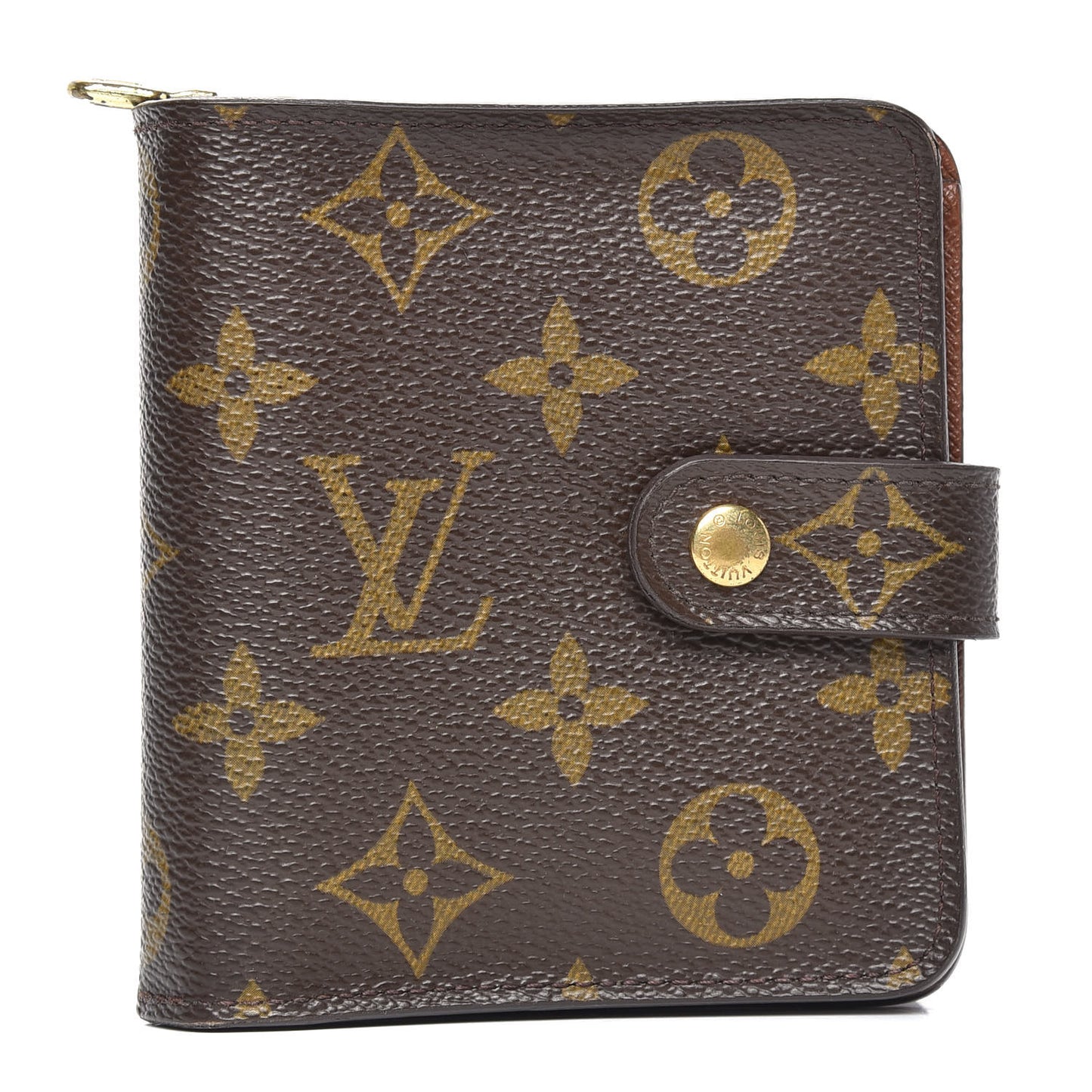 Monogram Compact Zippe Zipped Wallet