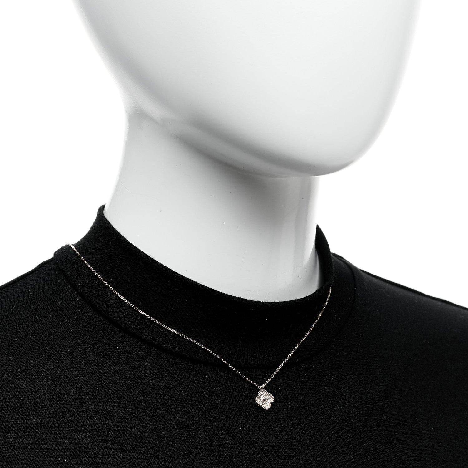Van Cleef & Arpels 18K Rose Gold Sweet Alhambra Pendant Necklace 2 of 6