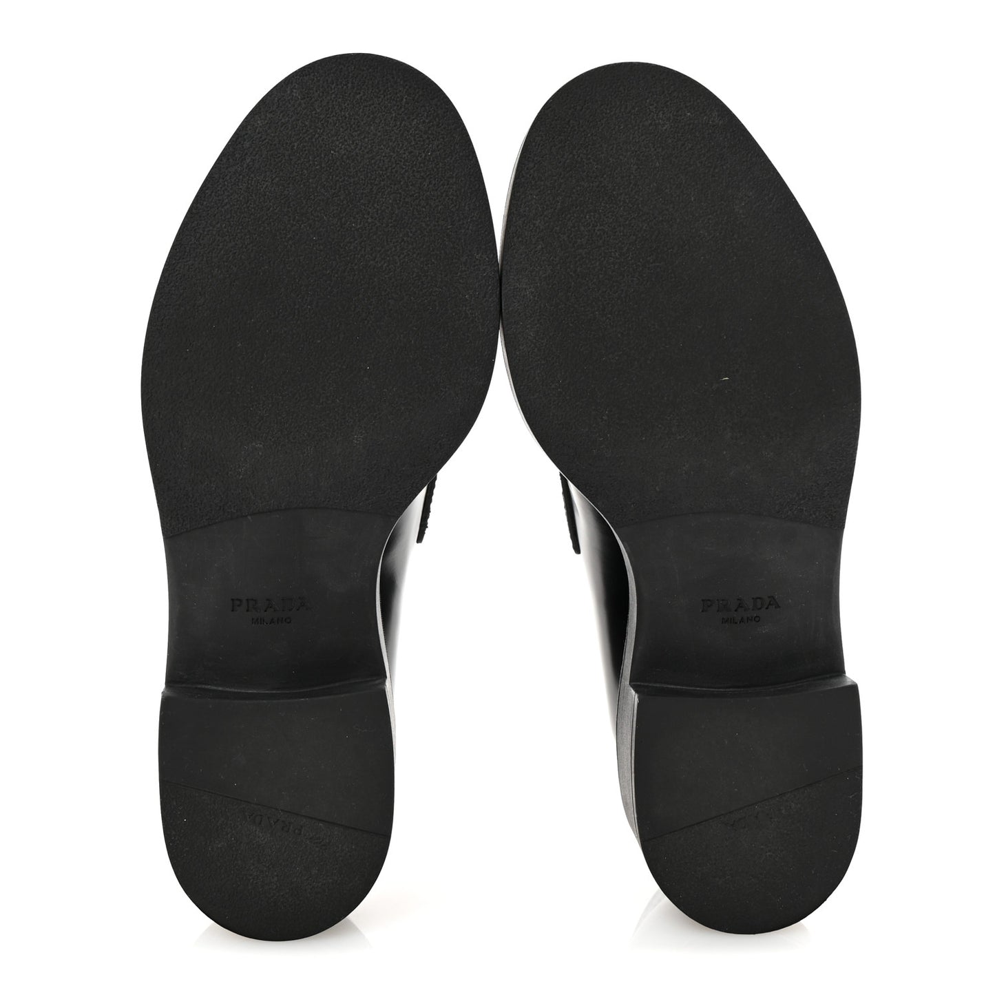 Spazzolato Metal Triangle Logo 50mm Loafers 37 Black