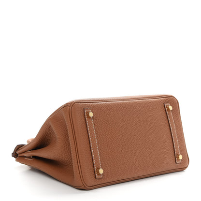 Hermes Togo Birkin 30 Gold 3 of 9