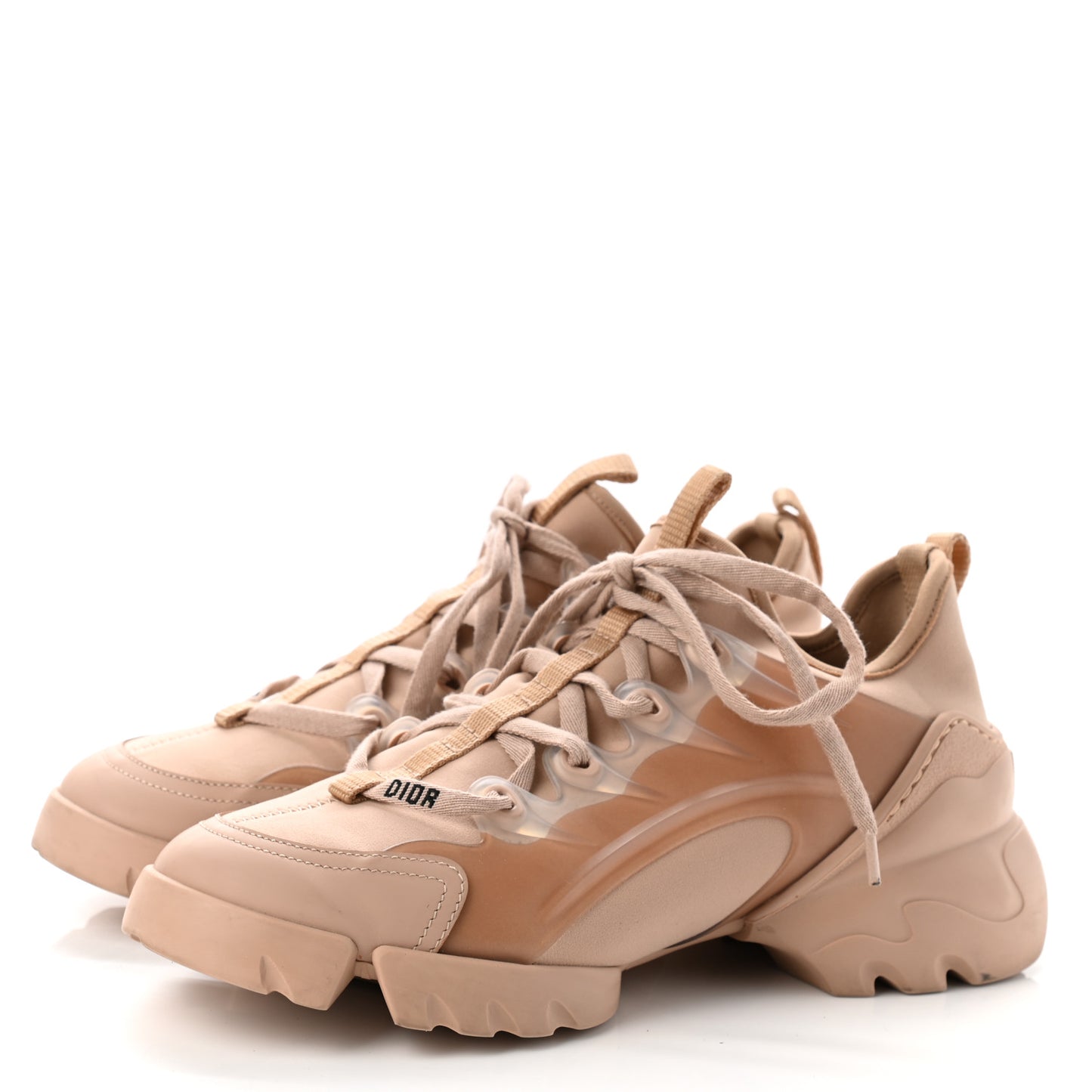 Neoprene Rubber Womens D-Connect Sneakers 36 Nude
