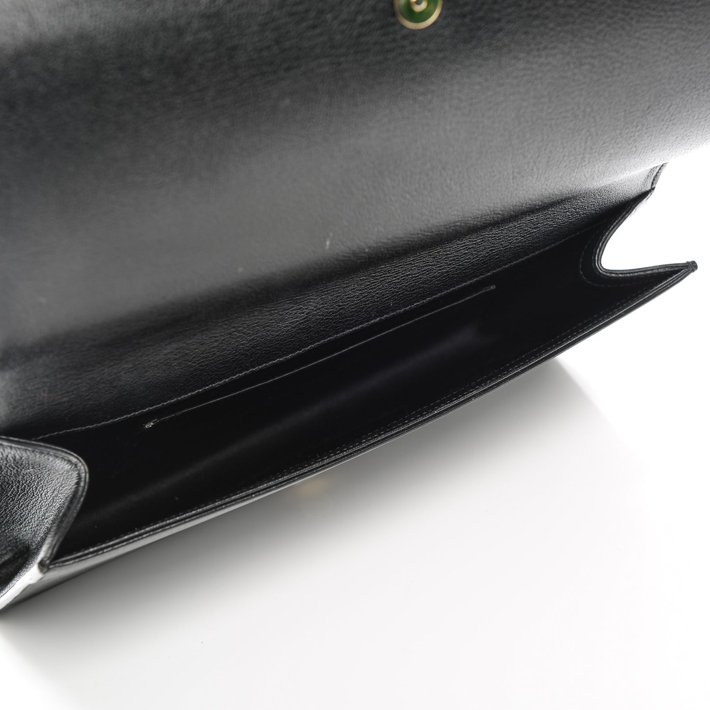 Goatskin Monogram Large Belle De Jour Clutch Black