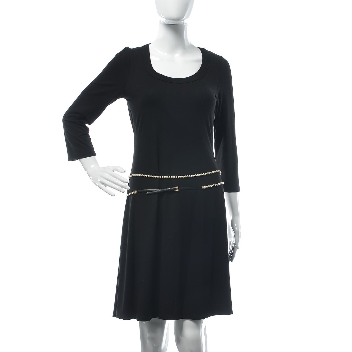 Lambskin Pearl Belt 90 36 Black