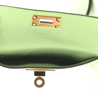 Hermes Swift Epsom Pocket Kelly Shoulder Strap Vert Criquet 3 of 6