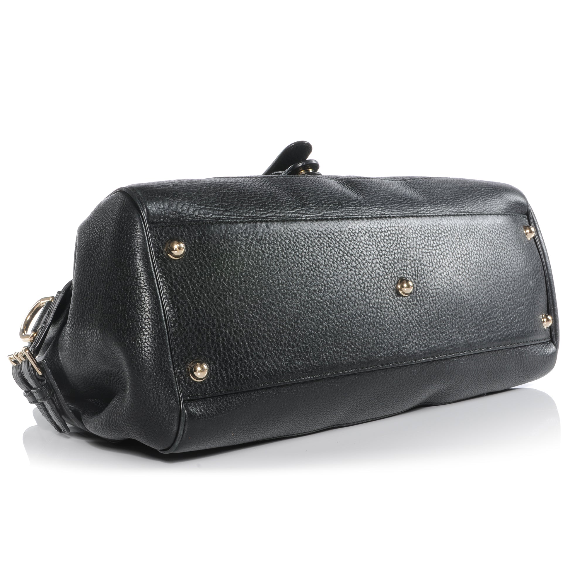 Gucci Leather Medium Web Heritage Shoulder Bag Black 4 of 7