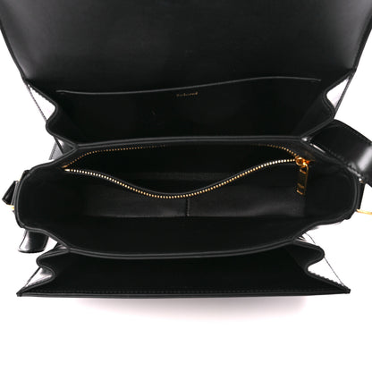 Celine Shiny Calfskin Medium Triomphe Black 5 of 10