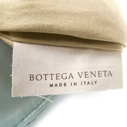Bottega Veneta Leather Fold Over Clutch Bag Seafoam 8 of 10