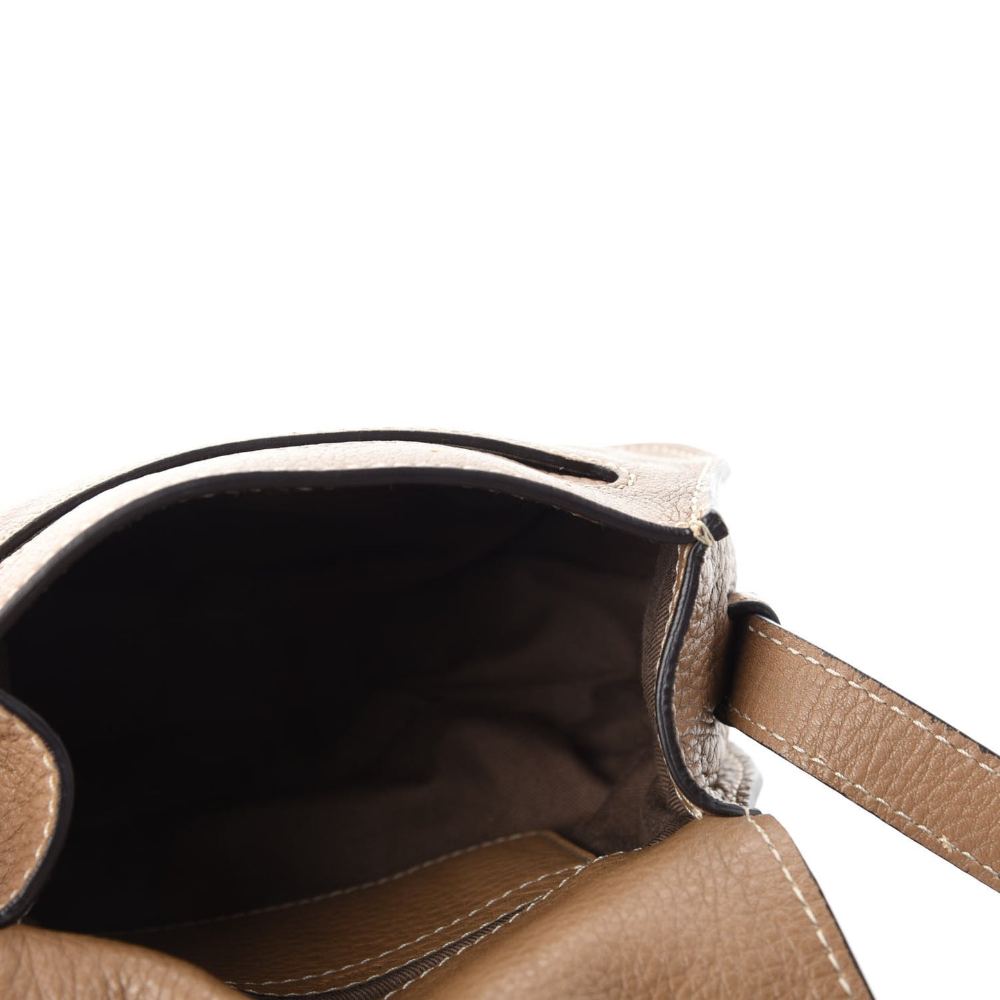 Calfskin Studded Mini Marcie Round Crossbody Bag Nut