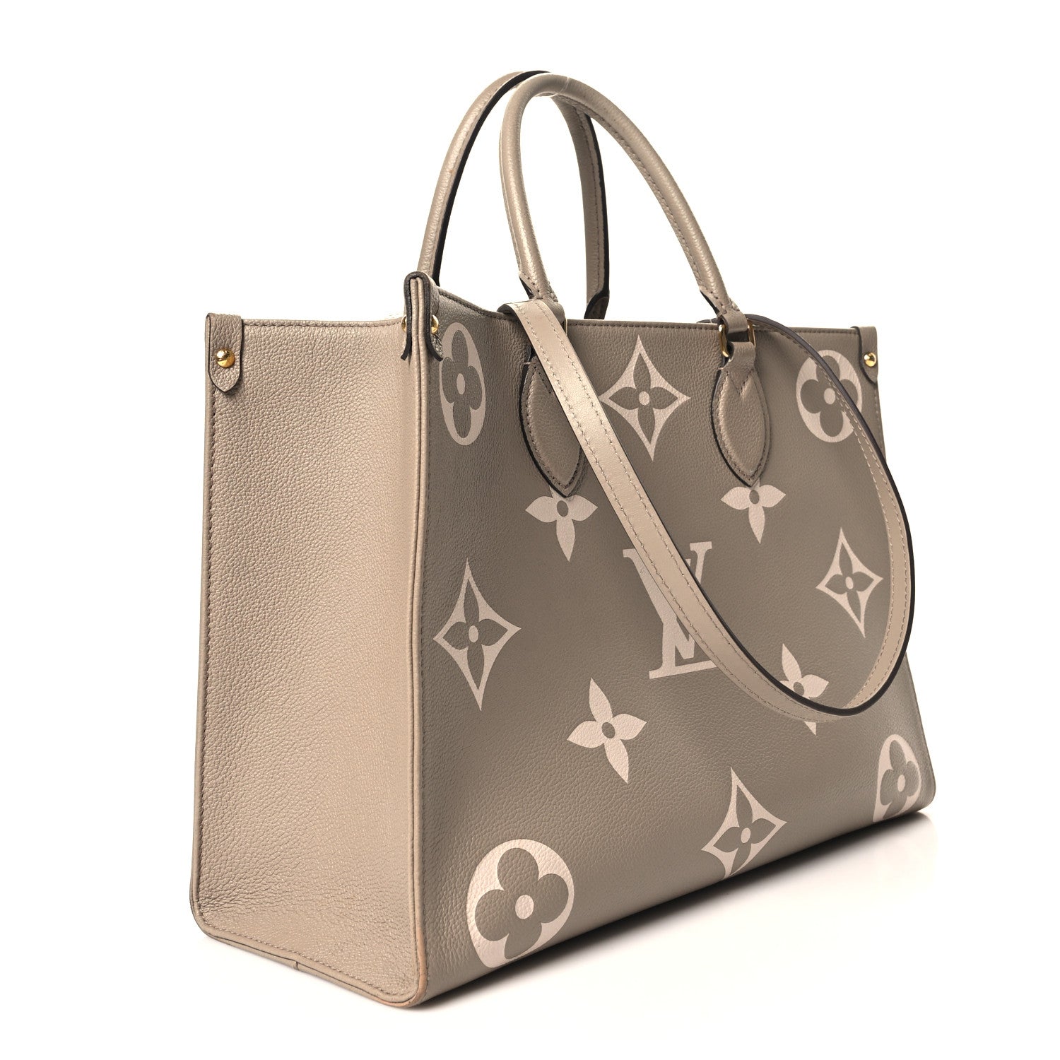 Louis Vuitton Empreinte Monogram Giant Onthego MM Tourterelle Creme 3 of 14