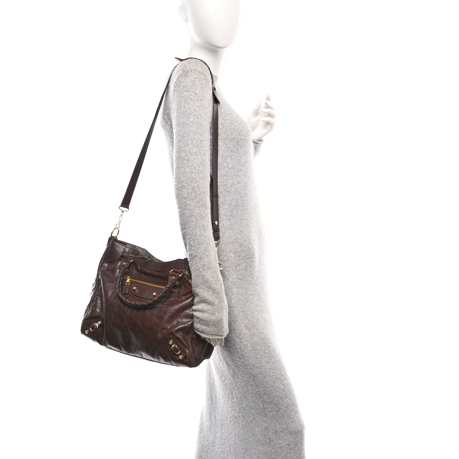 Balenciaga Agneau Giant 12 Gold Hardware Velo Cigare Fonce 2 of 11