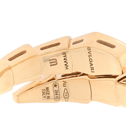 Bulgari 18K Yellow Gold Serpenti Viper Ring M 4 of 5
