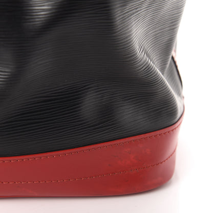 Louis Vuitton Epi Bi-Color Noe Castillan Red Black 10 of 11