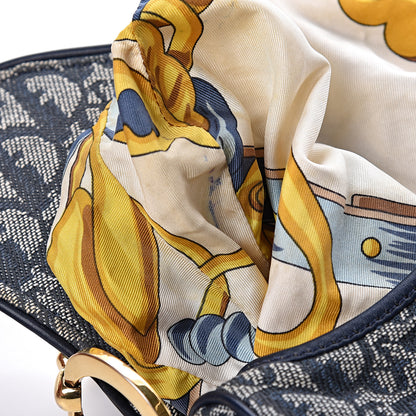 Christian Dior Monogram Saddle Bag Blue 13 of 14