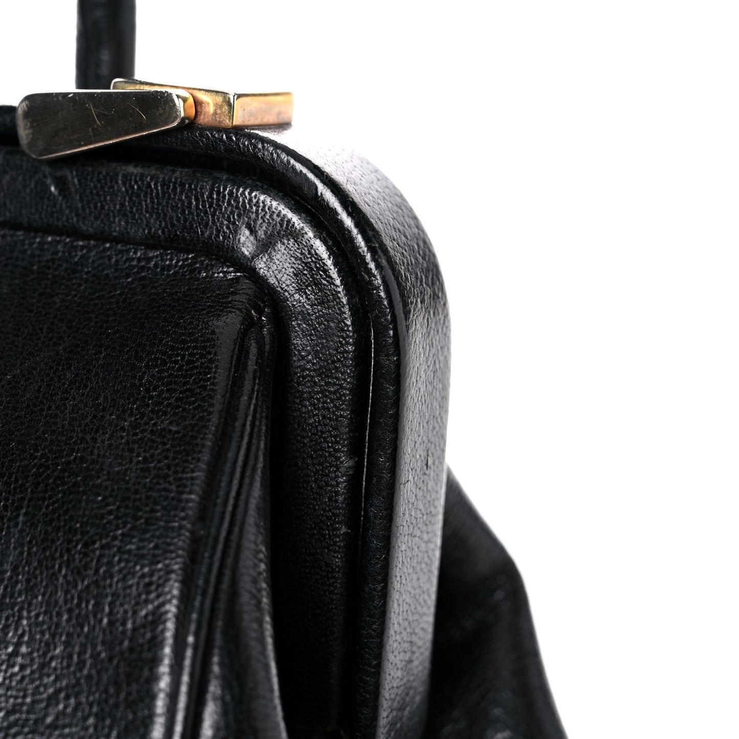 Goatskin Cerniera Doctor Bag Black
