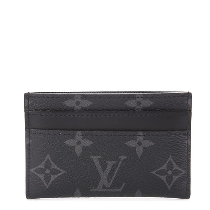 Louis Vuitton Monogram Eclipse Porte-Cartes Double Card Holder 1 of 5