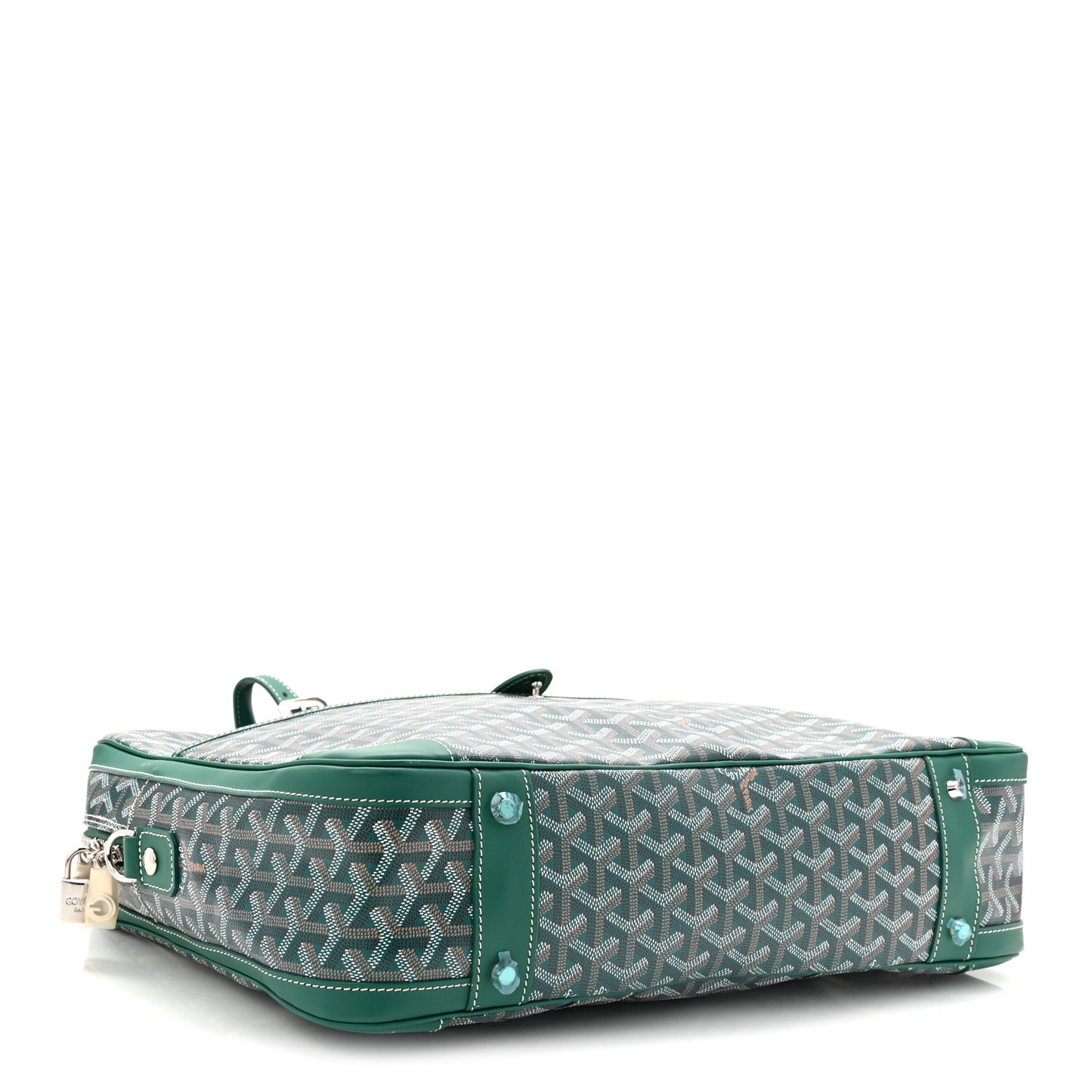 Goyardine Ambassade MM Briefcase Green