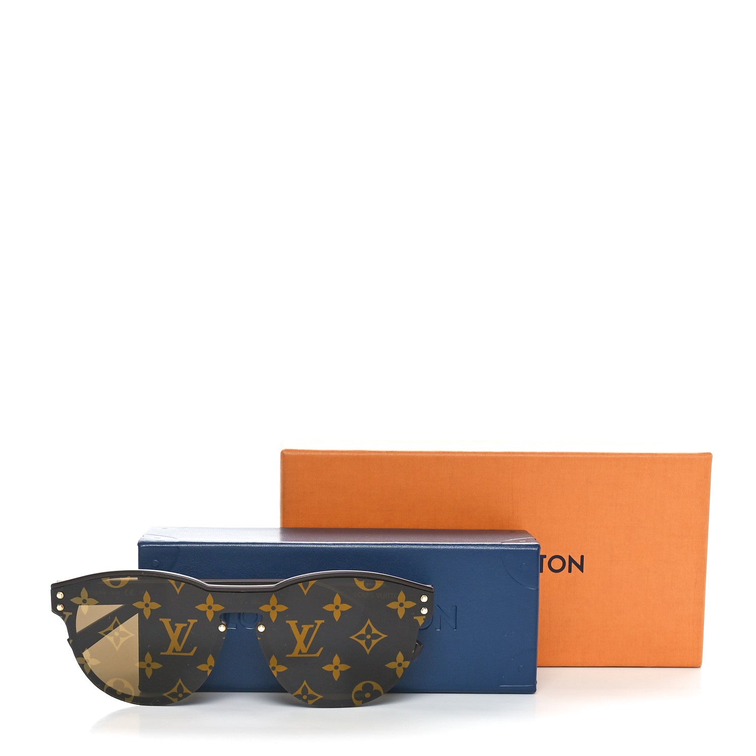 Louis Vuitton Acetate LV Waimea Round Sunglasses Z1487W Brown 8 of 8