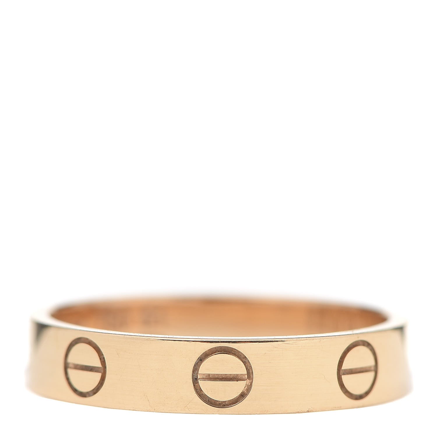 Cartier 18K Yellow Gold 3.5mm LOVE Wedding Band Ring 51 5.75 1 of 4