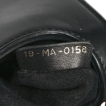 Christian Dior Calfskin Mini Saddle Bag Black 8 of 11