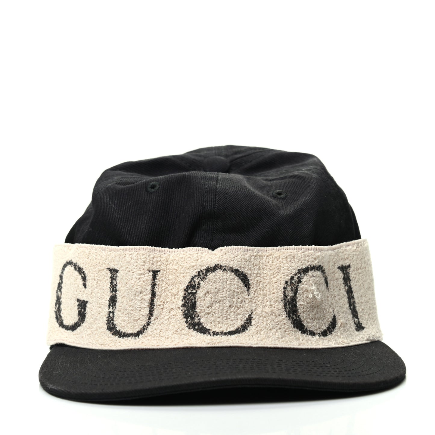 Gabardine Gucci Headband Baseball Hat L Black
