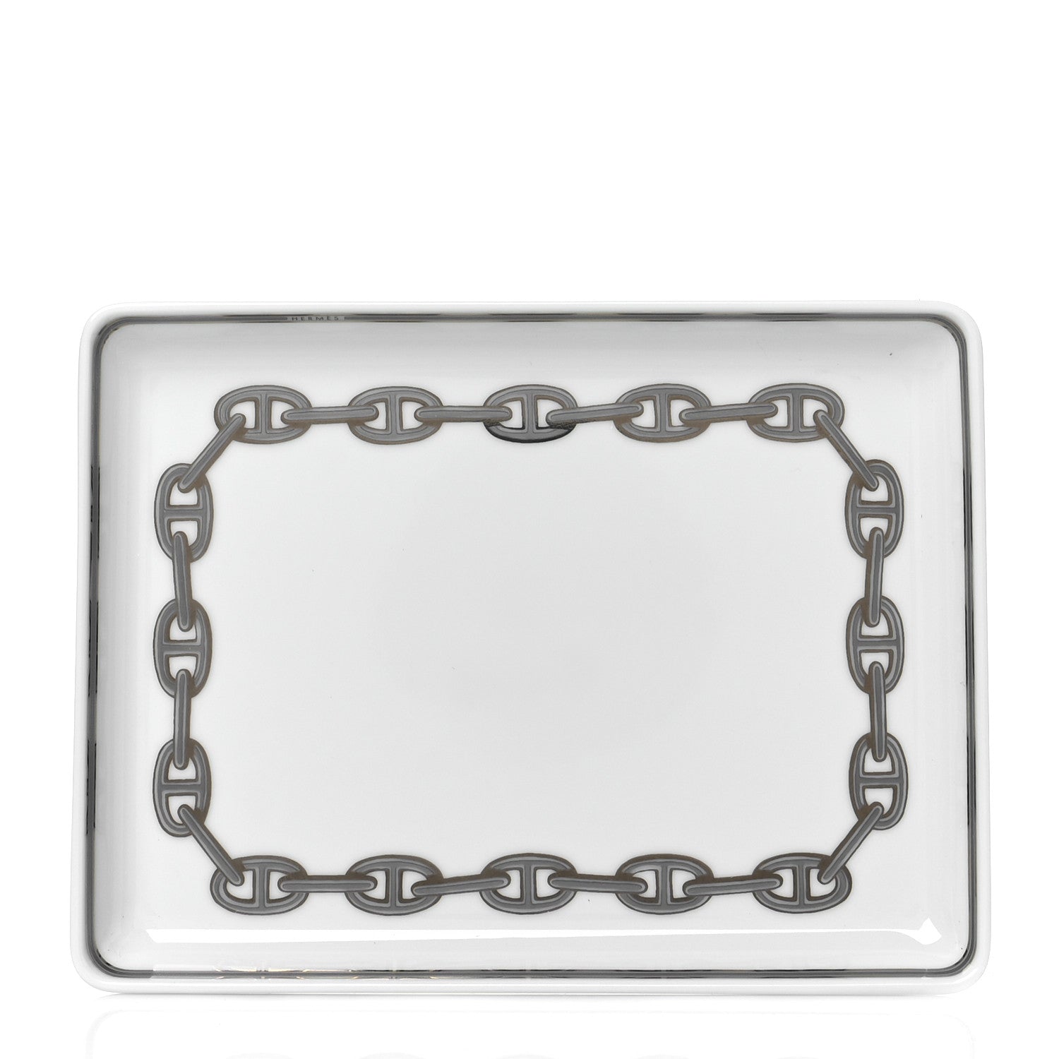Hermes Porcelain Chaine d' Ancre Sushi Plate 1 of 6
