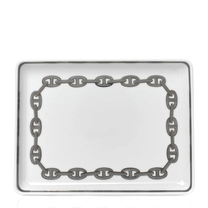 Hermes Porcelain Chaine d' Ancre Sushi Plate 1 of 6