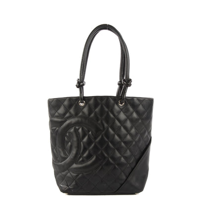 Chanel Calfskin Quilted Medium Cambon Tote Black 1 of 10