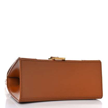 Balenciaga Shiny Box Calfskin Small Hourglass Top Handle Bag Camel 4 of 9