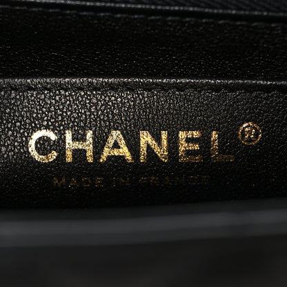 Chanel Lambskin Quilted Mini Rectangular Flap Black 6 of 11