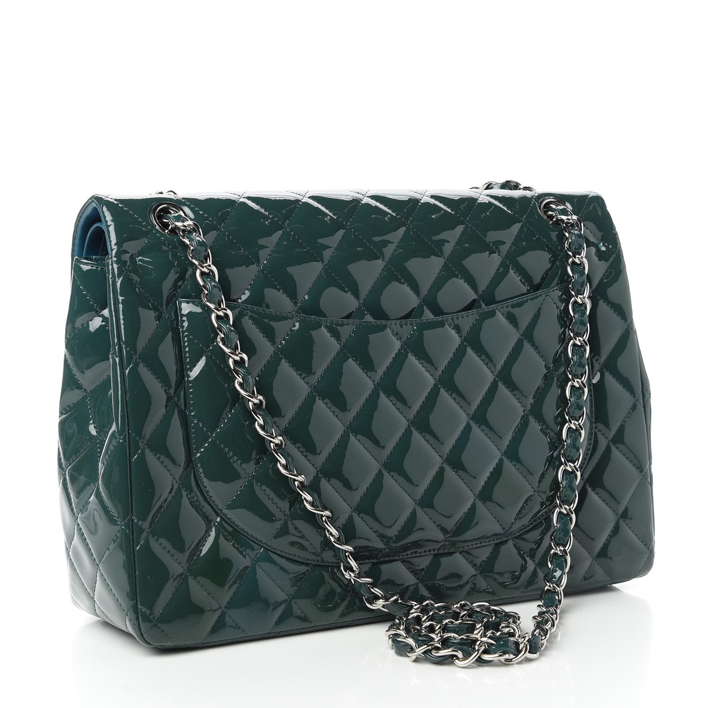 Patent Maxi Double Flap Turquoise