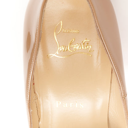 Christian Louboutin Patent So Kate 130 Pumps 40 Nude 7 of 8