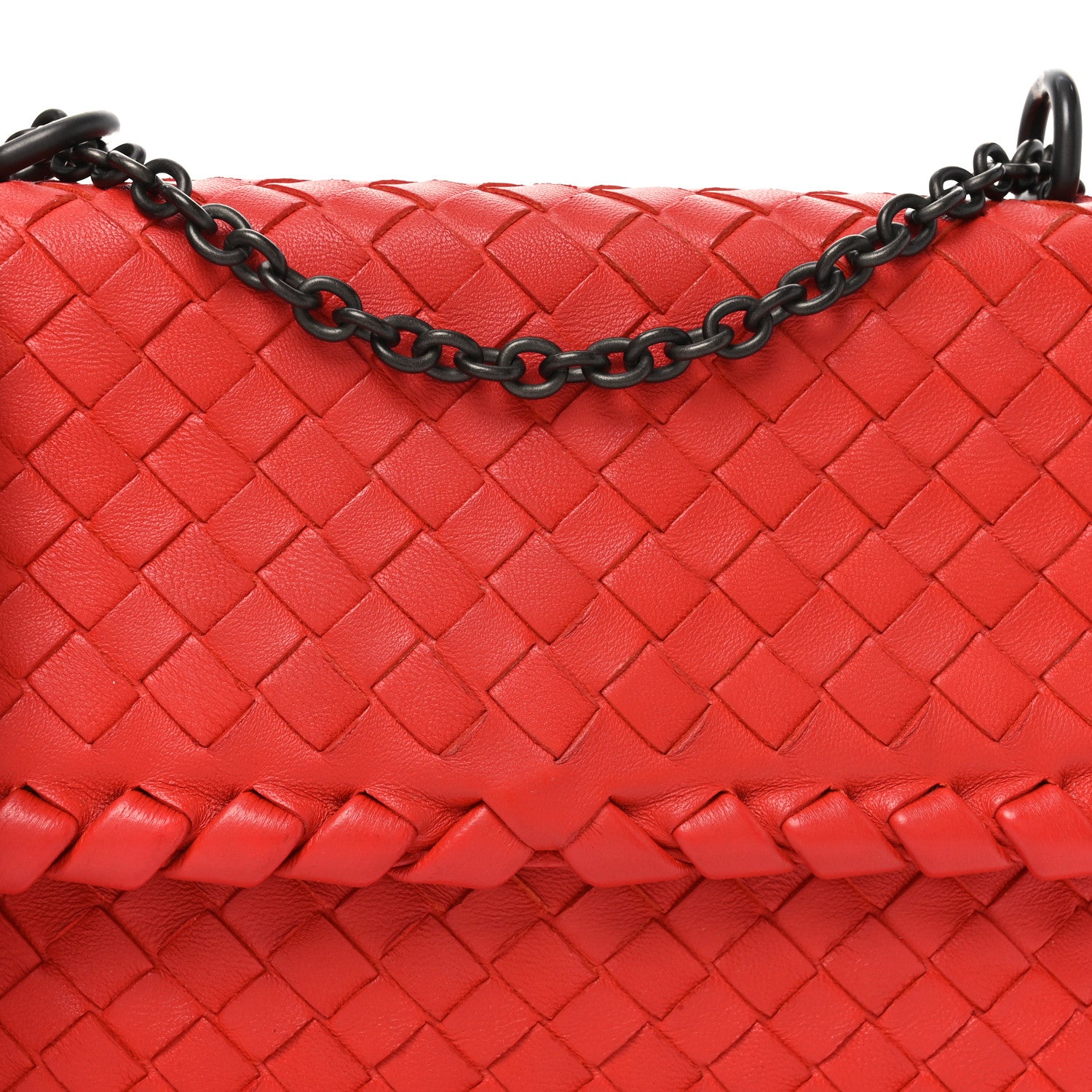 Bottega Veneta Nappa Intrecciato Baby Olimpia Shoulder Bag Vesuvio 7 of 9