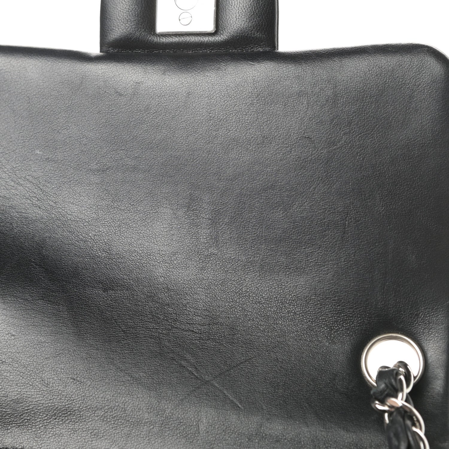 Chanel Lambskin Quilted Mini Square Flap Black 12 of 12