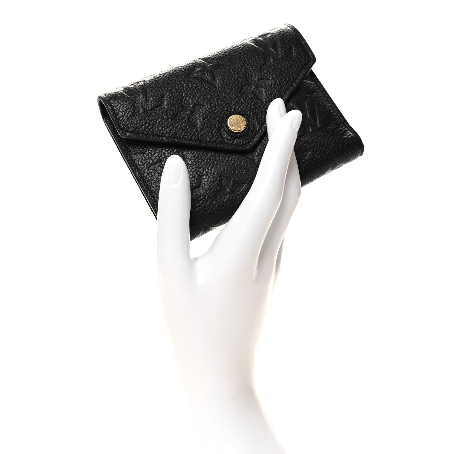 Louis Vuitton Empreinte Victorine Wallet Black 2 of 10