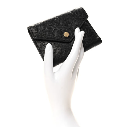 Louis Vuitton Empreinte Victorine Wallet Black 2 of 10