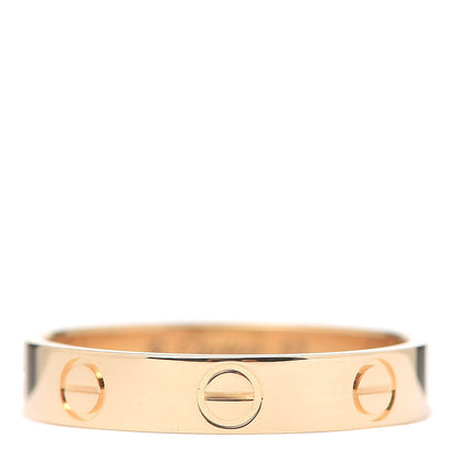 Cartier 18K Yellow Gold 3.5mm LOVE Wedding Band Ring 53 6.5 1 of 5