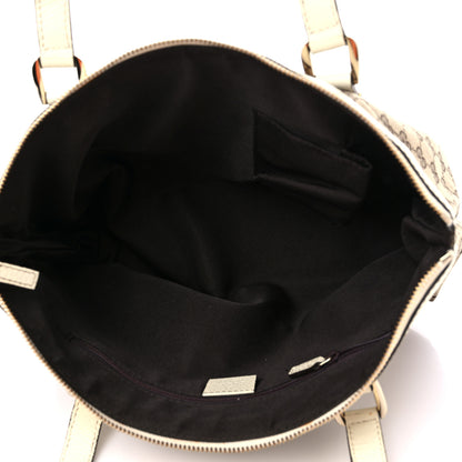 Gucci Monogram Medium Abbey Tote Off White 5 of 15
