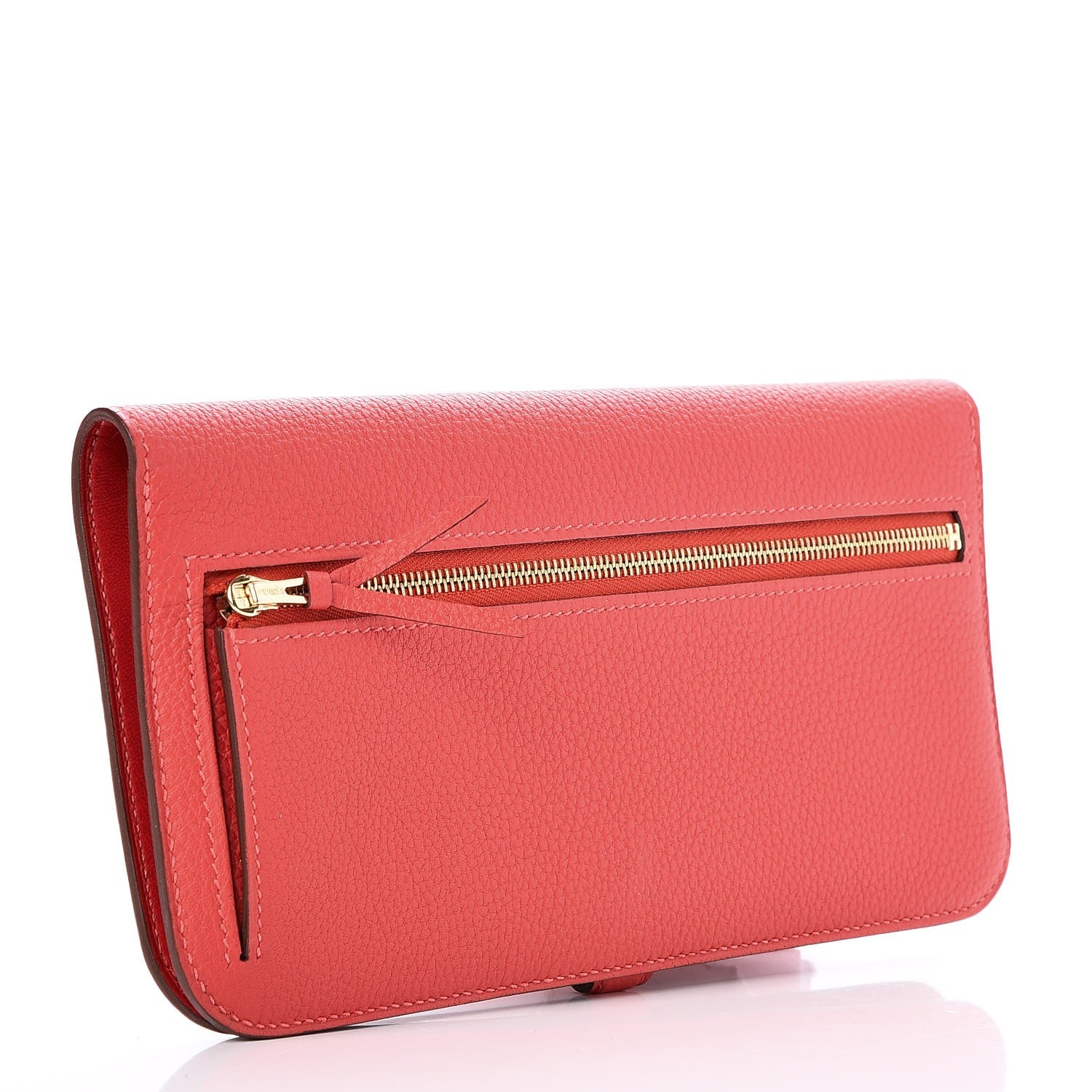 Hermes Togo Dogon Recto Verso Wallet Rouge Pivoine 3 of 7