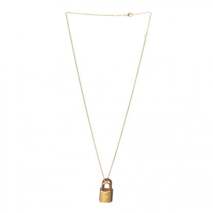 Hermes Swift Small O'Kelly Pendant Necklace Gold 3 of 7